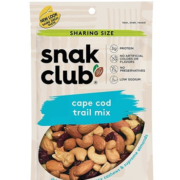 SNAK CLUB CAPE COD TRAIL MIX 3.5OZ 1CT
