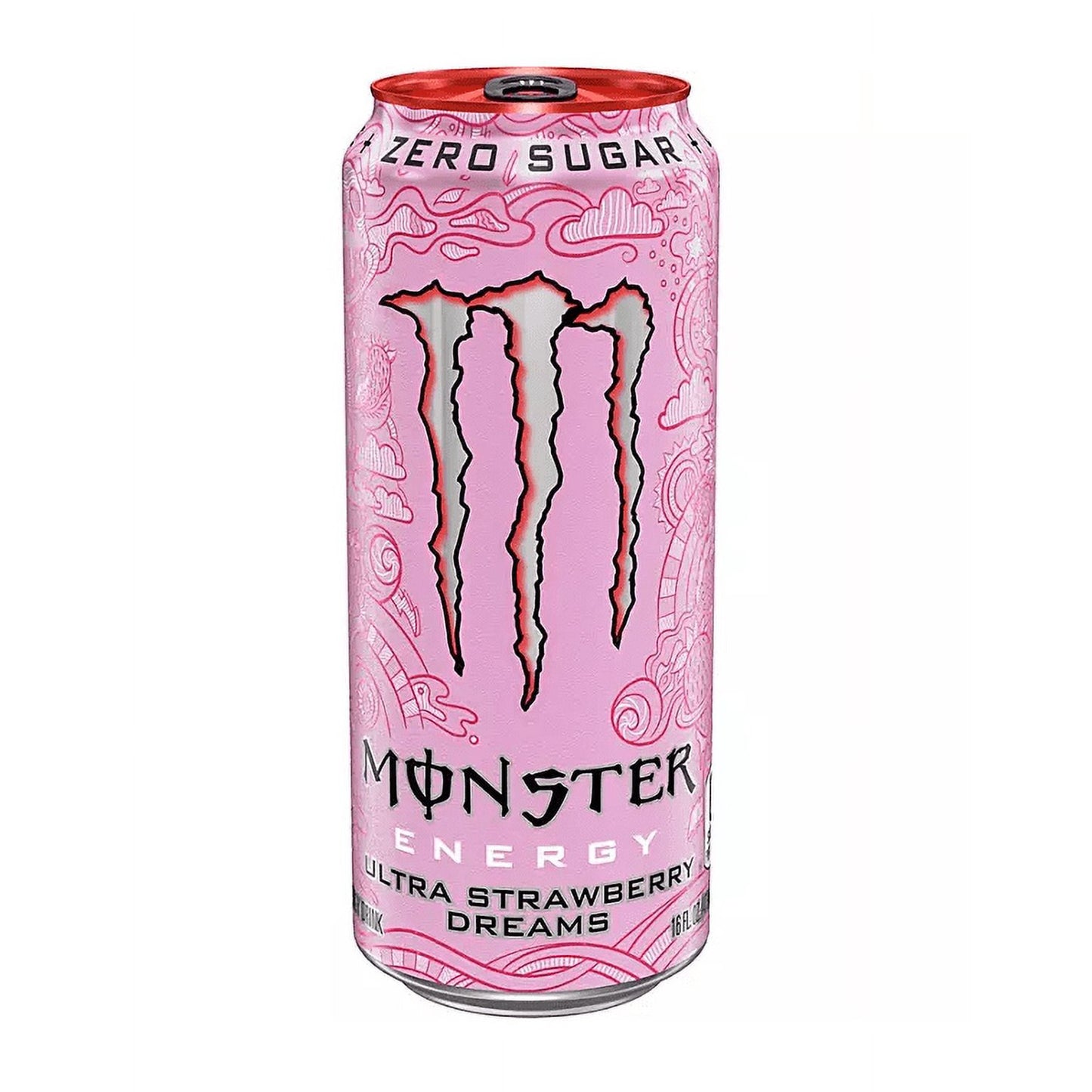 MONSTER ENERGY STRAWBERRY DREAM PINK 16OZ 24PK 1CT