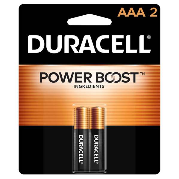 BATTERY DURACELL AAA 2PK