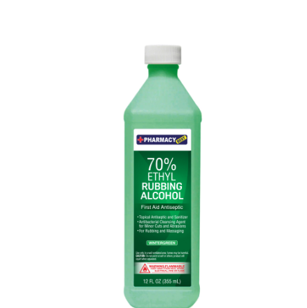 RUBBING ALCOHOL PHARMACY 70% WINTERGREEN 120Z 1CT