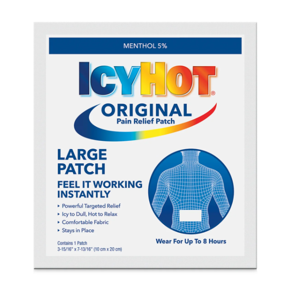 ICY HOT PAIN RELIEF PATCH LARGE 1CT