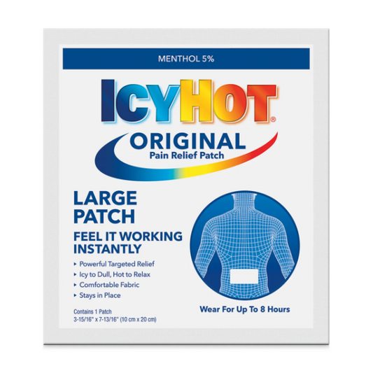 ICY HOT PAIN RELIEF PATCH LARGE 1CT
