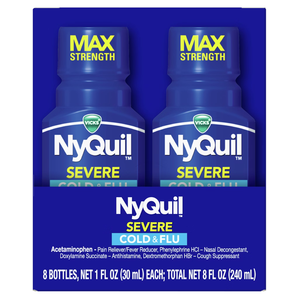NYQUIL SEVERE COLD&FLU 1OZ BOTTLE 1CT