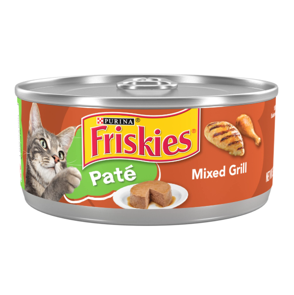 CAT FOOD FRISKIES PATE MIXED GRILL 5.5OZ