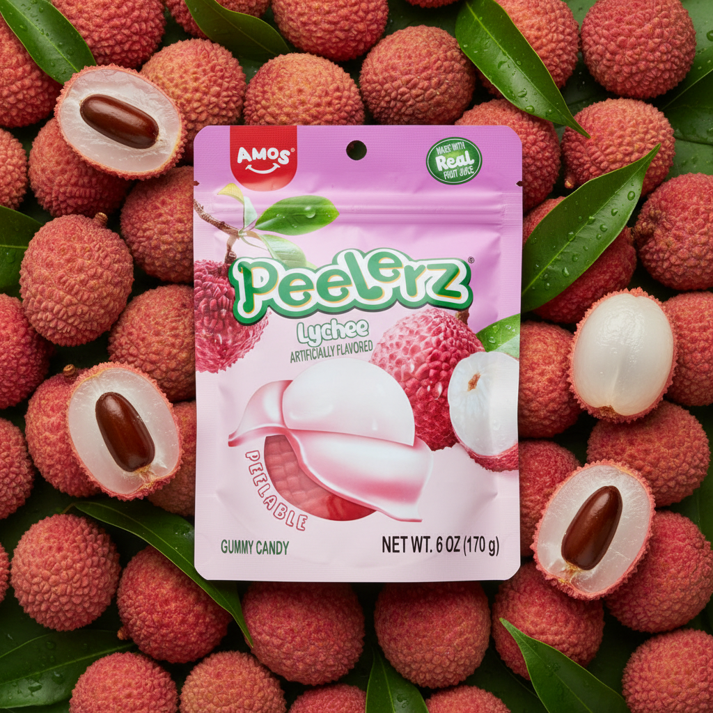 PEELERZ GUMMY LYCHEE 6OZ 1CT
