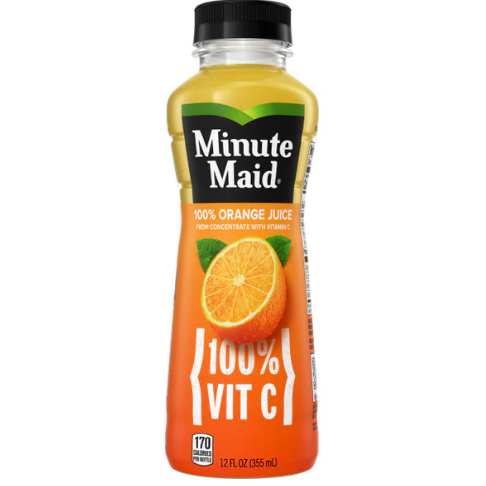 JUICE MINUTE MAID ORANGE 12OZ 24PK