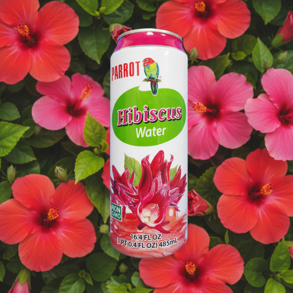 PARROT HIBISCUS WATER JAMAICA JUICE 16.4OZ 12PK
