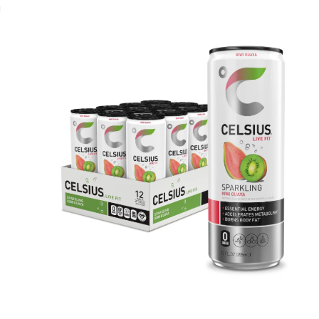 CELSIUS ENERGY KIWI GUAVA 12OZ 12PK
