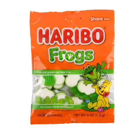 HARIBO MINI RAINBOW FROG 4OZ 1CT