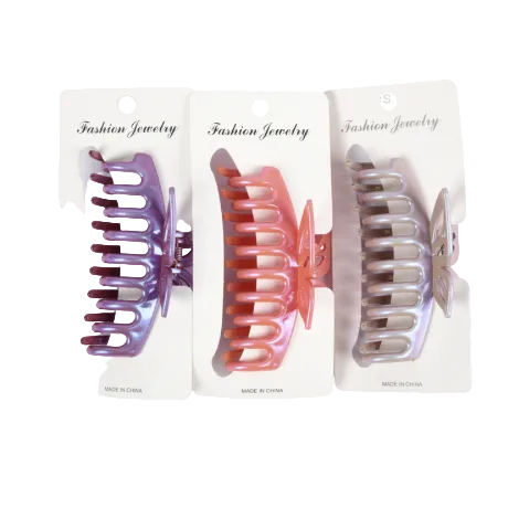 HAIR CLIPS ASSORTED 1CT
