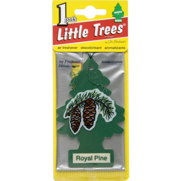 AIR FRESHENER LITTLE TREE ROYAL PINE 24PK