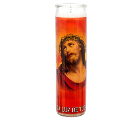CANDLE GRAN PODER 8" 12PK 1CT