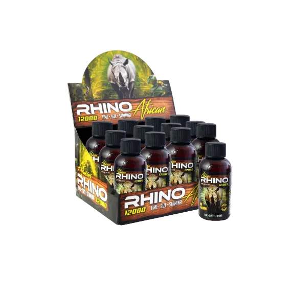 RHINO LIQUID AFRICAN 2OZ 12PK 1CT