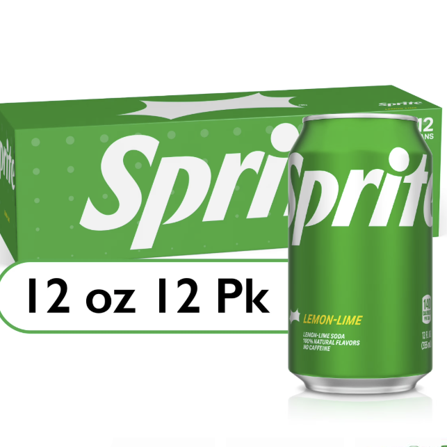 SPRITE 12 PACK SODA 1CT