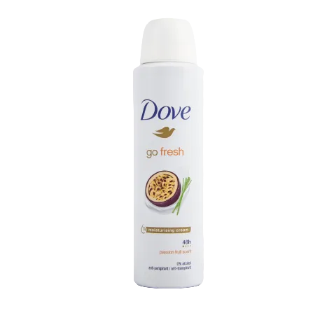 DOVE BODY SPRAY PASSION FRUIT 150ML 1CT