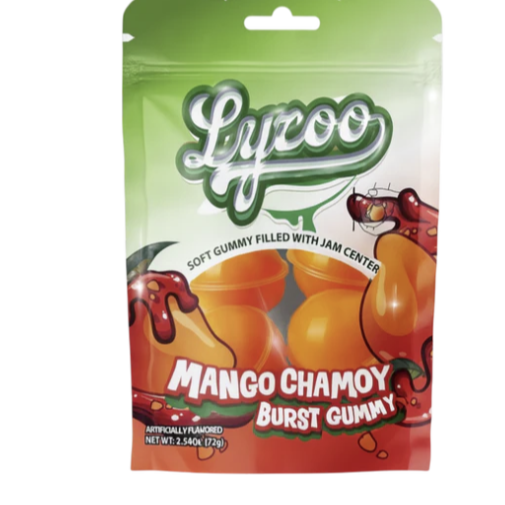 LYZOO MANGO CHAMOY GUMMY CANDY 72G 1CT