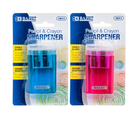 PENCIL SHARPENER BAZIC 1CT