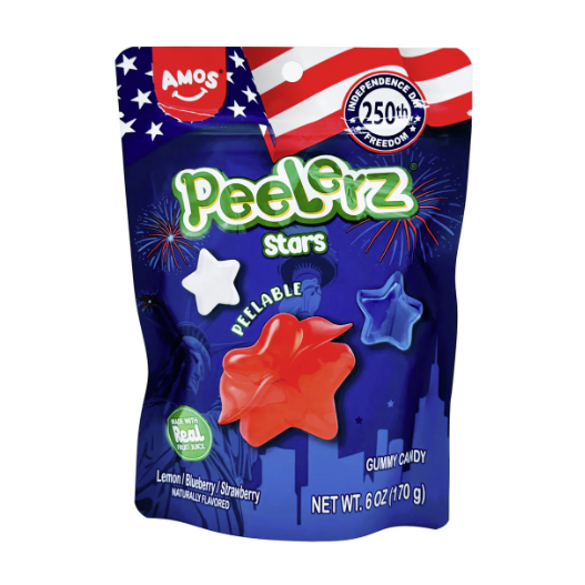 PEELERZ GUMMY STARS 6OZ 1CT