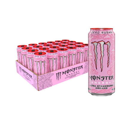 MONSTER ENERGY ULTRA STRAWBERRY DREAMS 16OZ 24PK 1CT