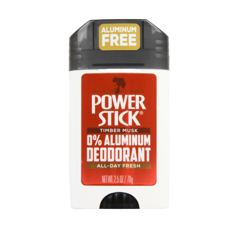 DEODORANT POWER STICK 0% TIMBER MUSK 2.5OZ 1CT