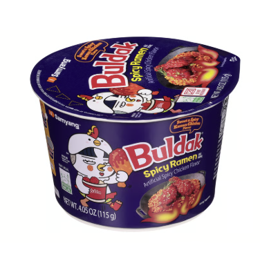 SOUP BULDAK BOWL SWEET&SPICY KOREAN CHICKEN 4.05OZ 6PK 1CT