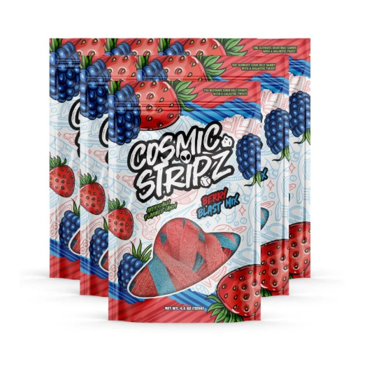 COSMIC SOUR STRIPZ BERRY BLAST 4.4OZ 1CT