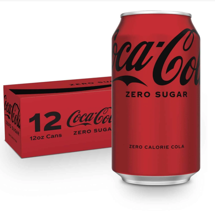 COCACOLA ZERO SUGAR 12 PACK SODA 1CT