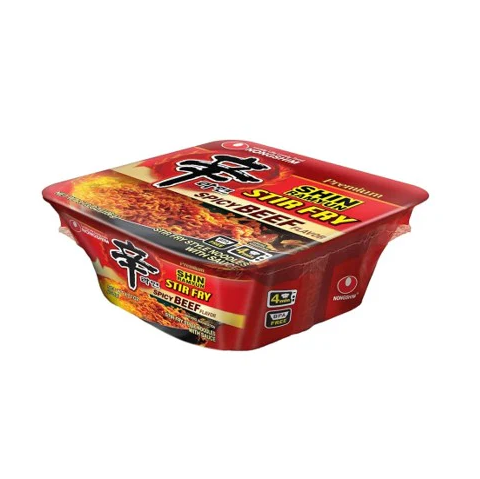 SOUP NONGSHIM TOOMBA SPICY BEEF 3.73OZ 6PK
