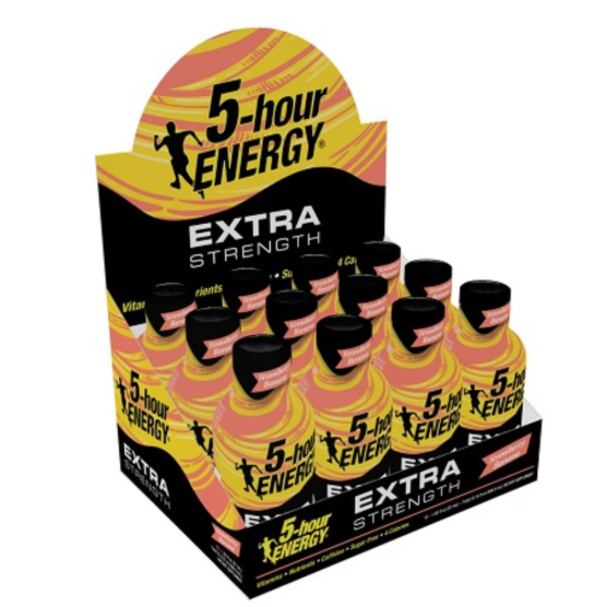 ENERGY 5 HOUR EXTRA STRENGTH STRAWBERRY BANANA 1.93OZ 12PK 1CT