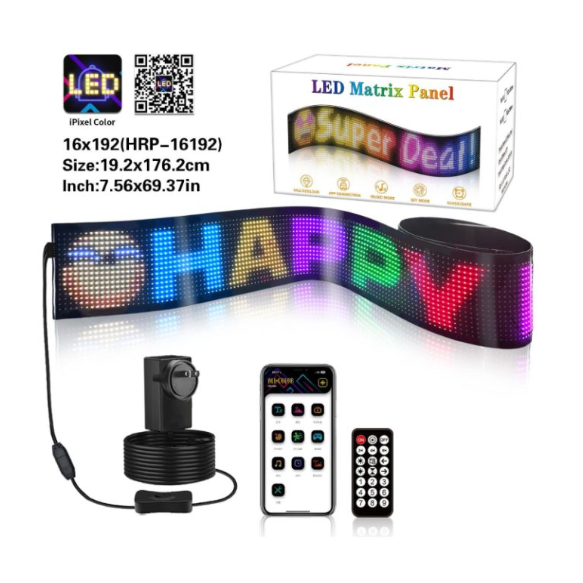 LED BULB PIXELLAB L 69.37" X W 7.56"