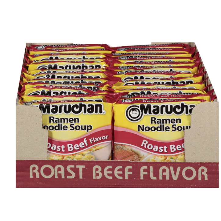 SOUP MARUCHAN ROAST BEEF BAGS 3OZ 24PK