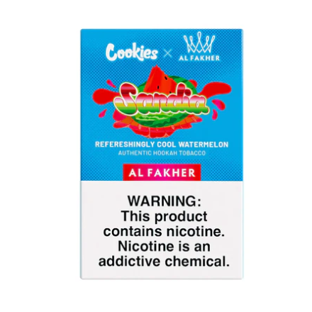 AL FAKHER COOKIES SANDIA HOOKAH TOBACCO 50G 10PK