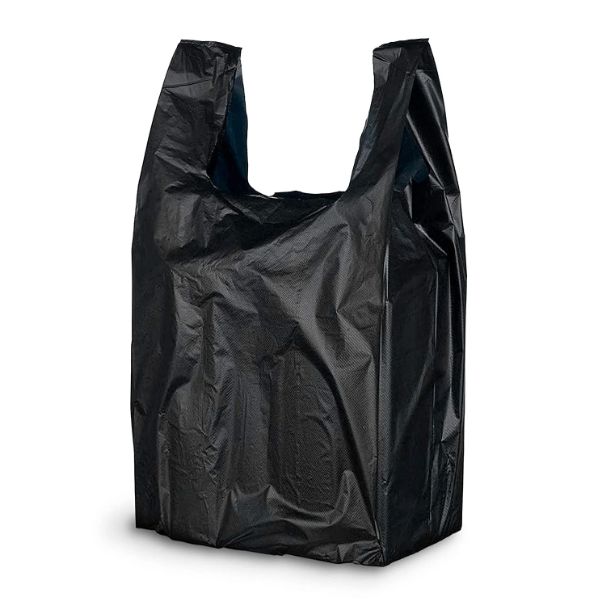 BAGS PLASTIC BLACK 25MIC 300PK 1CT