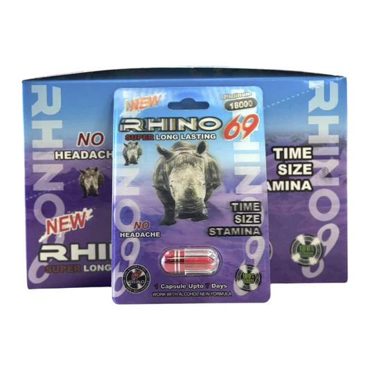 RHINO PILLS 69 PLATINUM 18000 24PK 1CT