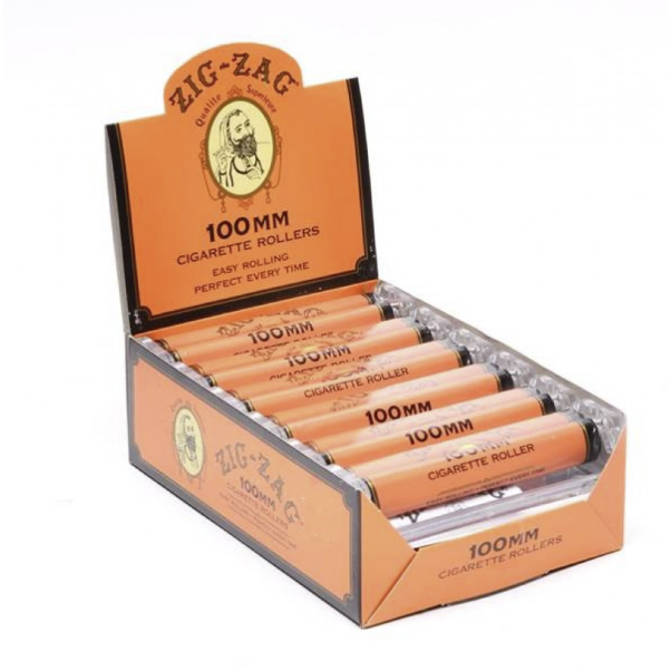 ZIG ZAG CIGARETTE ROLLERS 100MM ORANGE 12CT