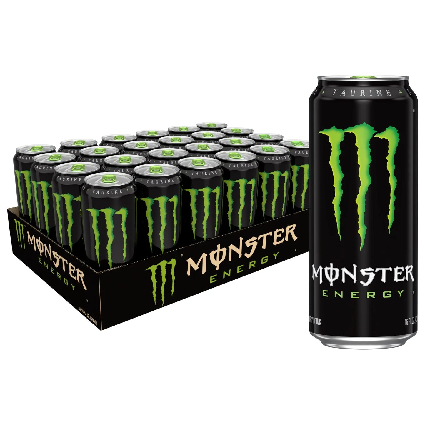 MONSTER ENERGY REGULAR GREEN 16OZ 24PK