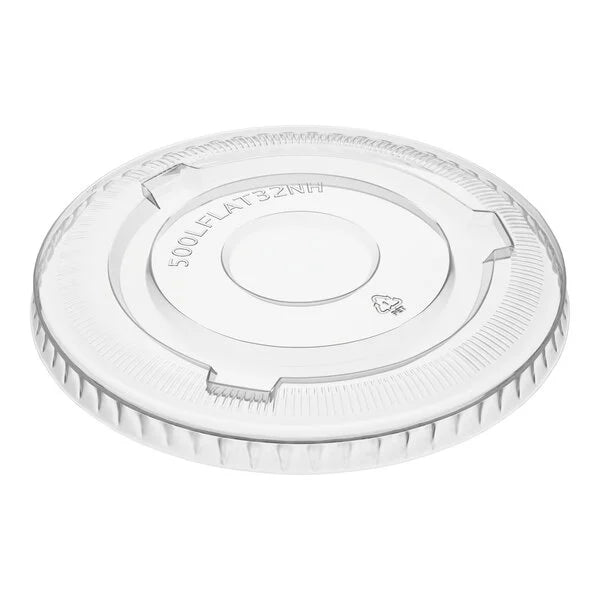 FLAT LIDS FOR 32OZ PLA CUP KARAT EARTH 500 UNITS 1CS