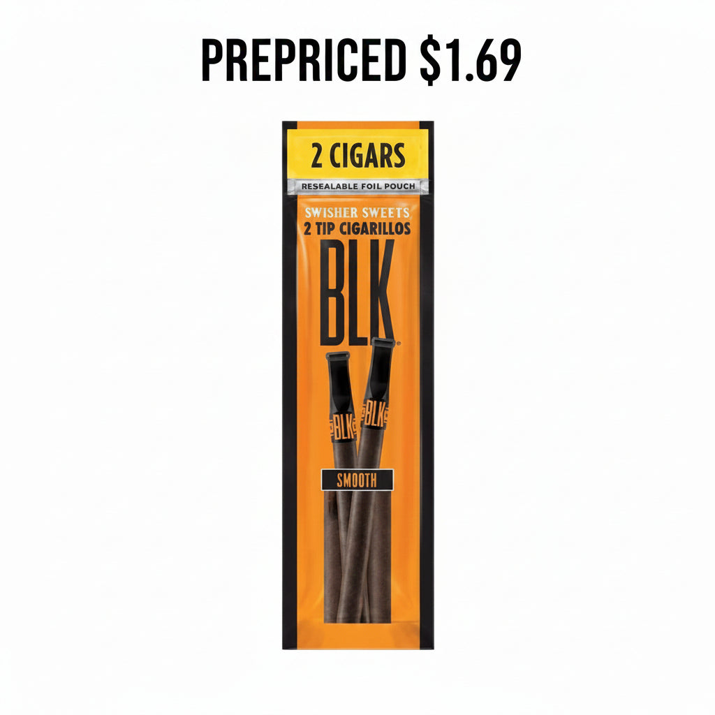 SWISHER SWEETS BLK CIGARILLOS $1.49 - $1.69 15/2PK