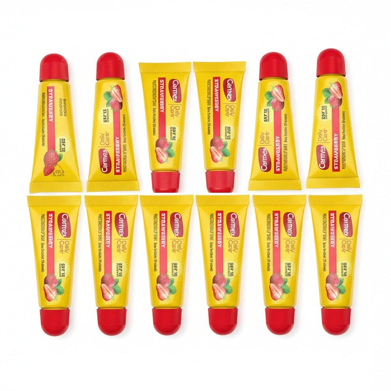 CARMEX BLISTER TUBE STRAWBERRY 12PK 1CT