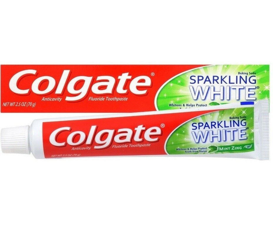 TOOTHPASTE COLGATE TOOTHPASTE 2.5 OZ SPARKING WHITE MINT ZING 1CT