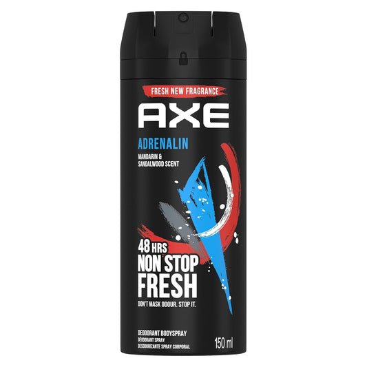 DEODORANT AXE ADRENALIN SPRAY 150ML 1CT