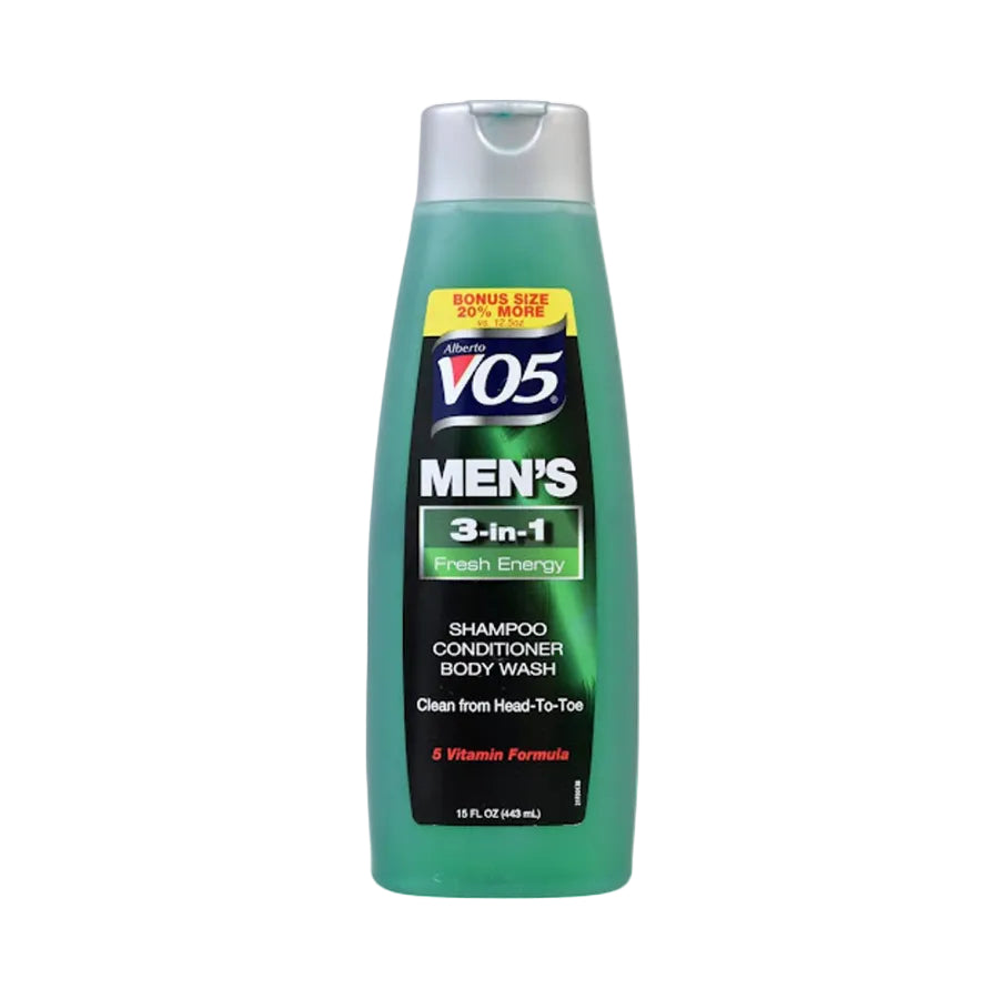 SHAMPOO VO5 MEN 3 IN 1 FRESH ENERGY 15OZ 1CT