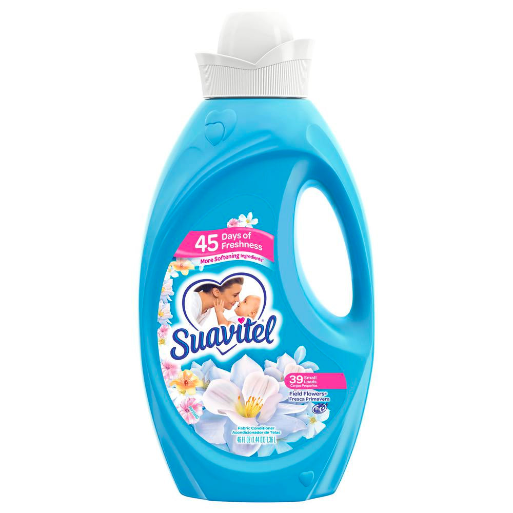 DETERGENT SUAVITEL LIQUID SOFTNER FIELD FLOWER 46OZ 1CT
