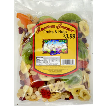 AMERICAN GOURMET (FRUITS & NUTS) $3.99 10OZ 1CT