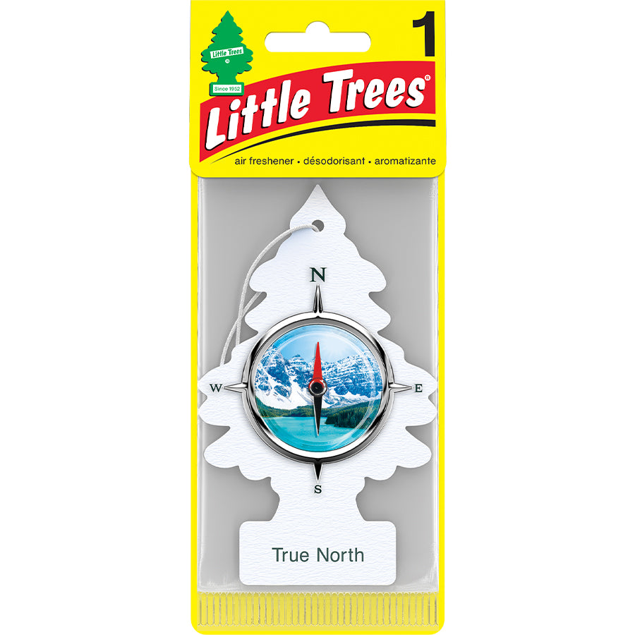 AIR FRESHENER LITTLE TREE TRUE NORTH 24PK