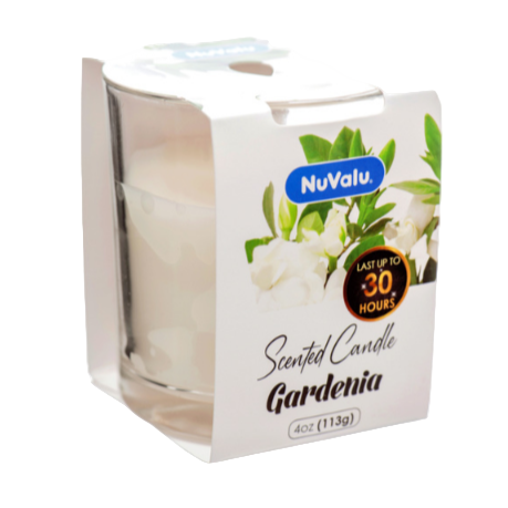 CANDLE NUVALU TUMBLER GARDENIA 4OZ 1CT