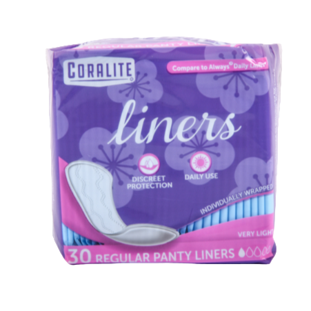 PANTY LINERS CORALITE 30PK