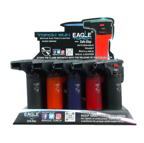 LIGHTER EAGLE TORCH GUN LARGE 15PK