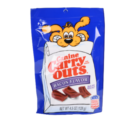 DOG FOOD TREAT CANINE BACON 4.5OZ