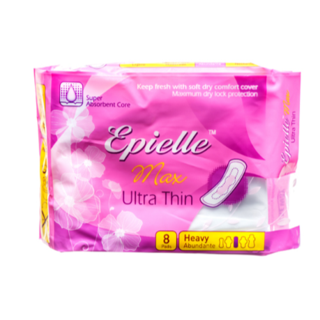 MAXI PAD EPIELLE ULTRA THIN PINK 8PK